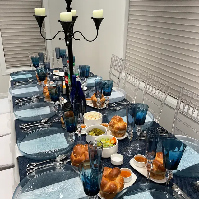 A bar mitzvah seudah catered by Mashmanim