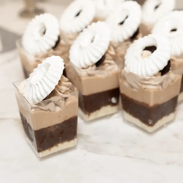 Miniature desserts from the Mashmanim kitchen